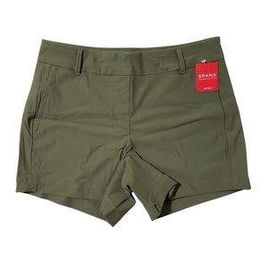SPANX Olive Athletic Performance Shorts